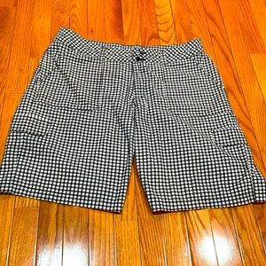 Lee Checkered Blue and White Shorts
